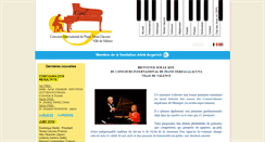 Desktop Screenshot of concours-piano-llacuna.fr